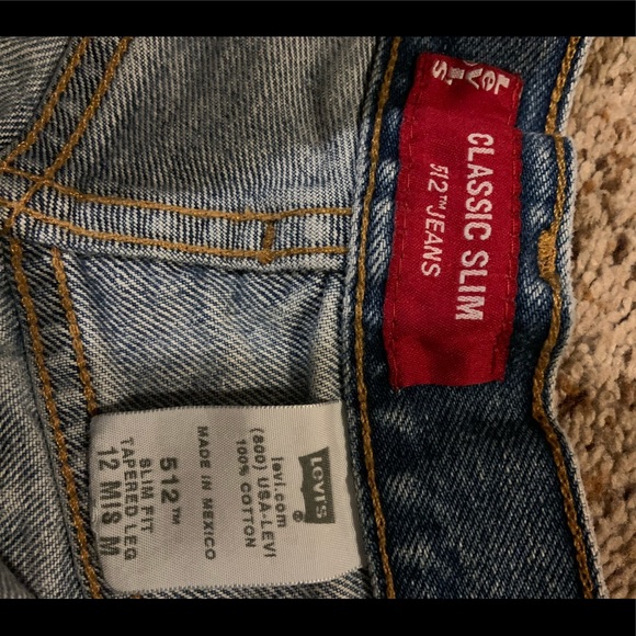 VINTAGE LEVIS JEAN SHORTS 512 (size 12) - Picture 4 of 4